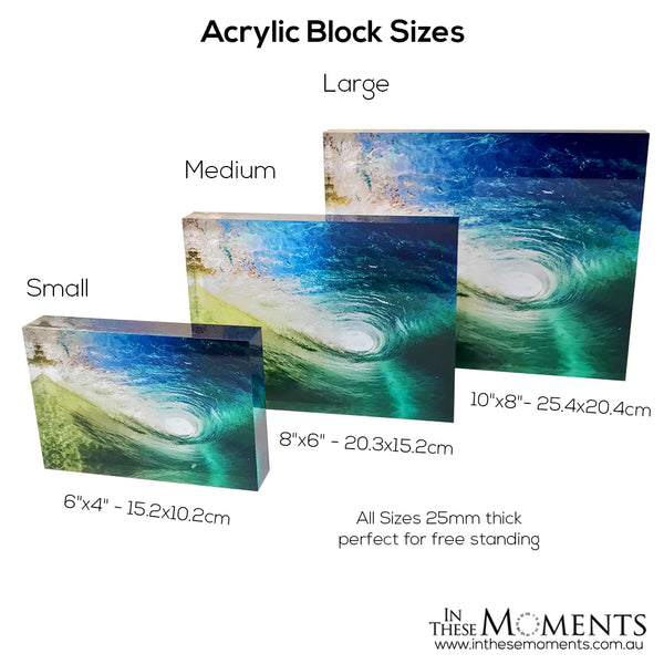 Acrylic Photo Block Sizes