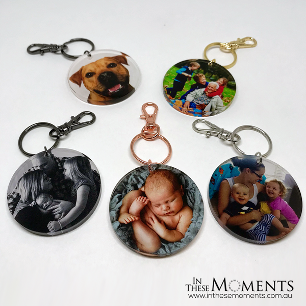 Personalised Double Sided Photo Keyring