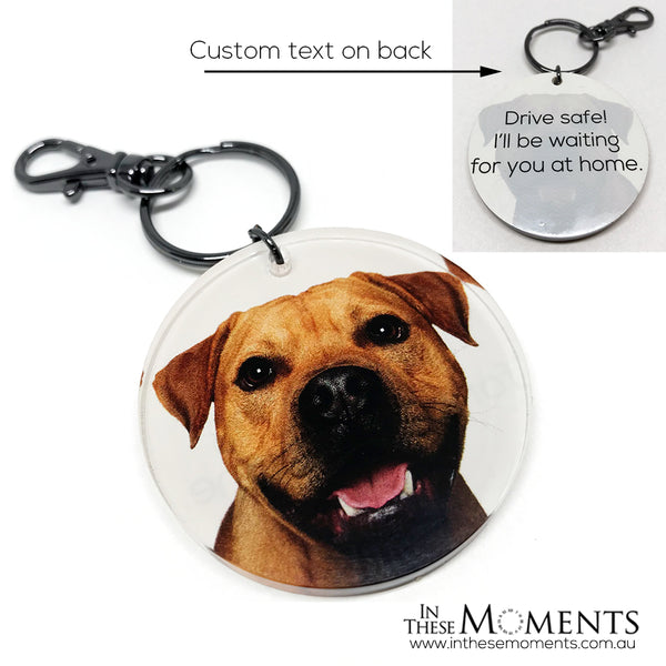 Personalised Double Sided Photo Keyring