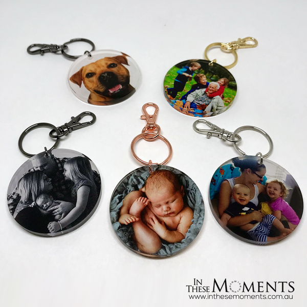Personalised Photo Keyrings | by In These Moments®