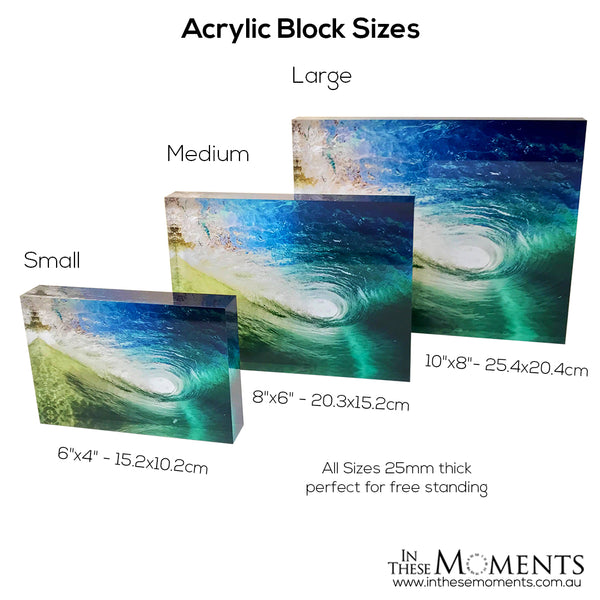 Acrylic Photo Block Sizes